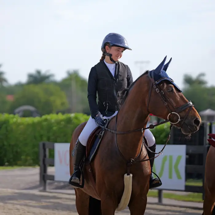 Rider at the show ring